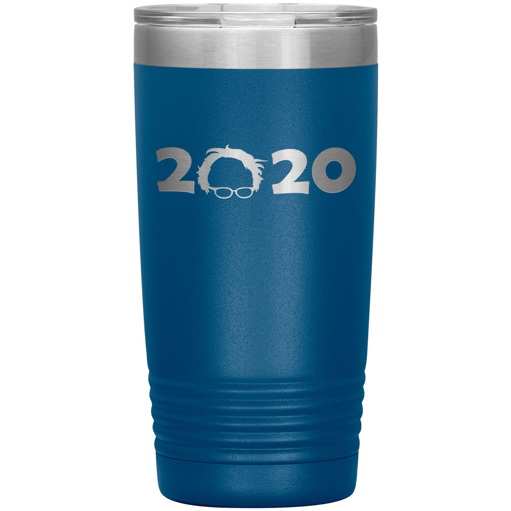 Bernie 2020 With Hair 20oz Laser Etched Tumbler - Houseboat Kings