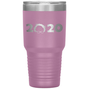 Bernie 2020 With Hair 30oz Laser Etched Tumbler - Houseboat Kings
