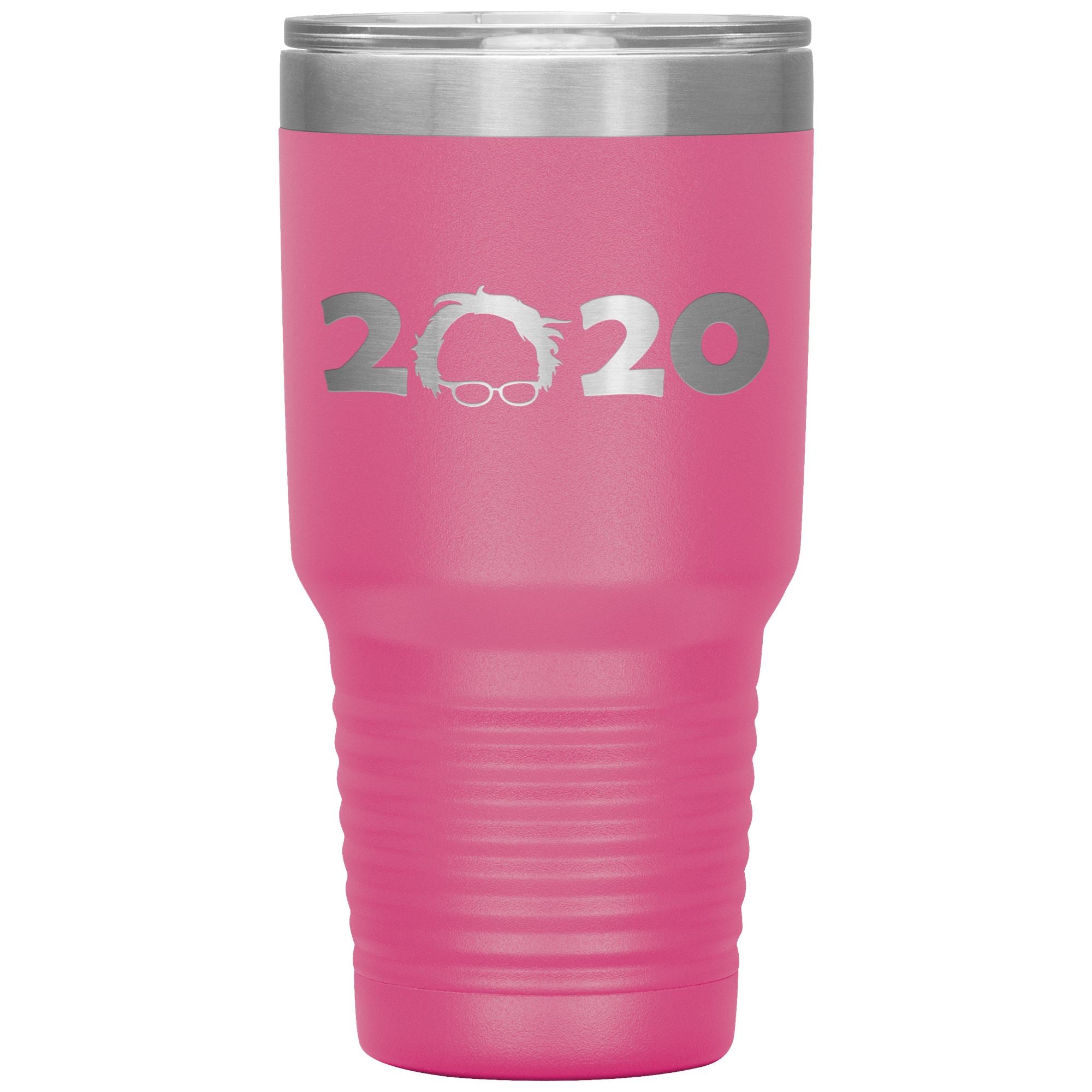 Bernie 2020 With Hair 30oz Laser Etched Tumbler - Houseboat Kings