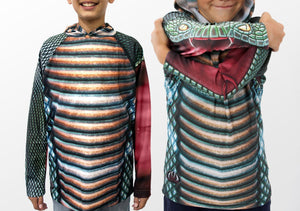 COBRA SNAKE Hoodie Chomp Shirt by MOUTHMAN® Kid's Clothing 