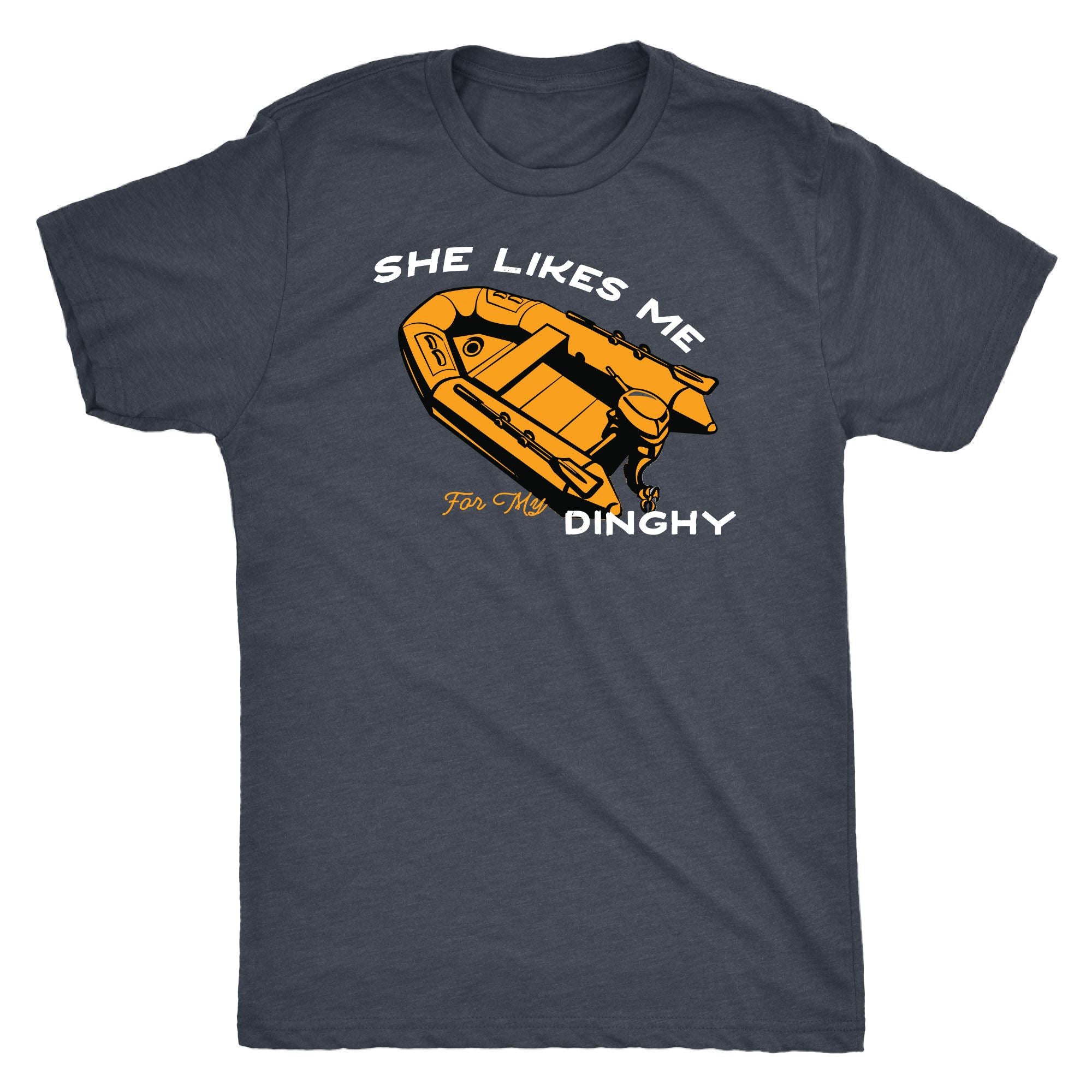 Couples Shirts - She Likes Me For My Dinghy, He Likes Me For My Porthole - Houseboat Kings