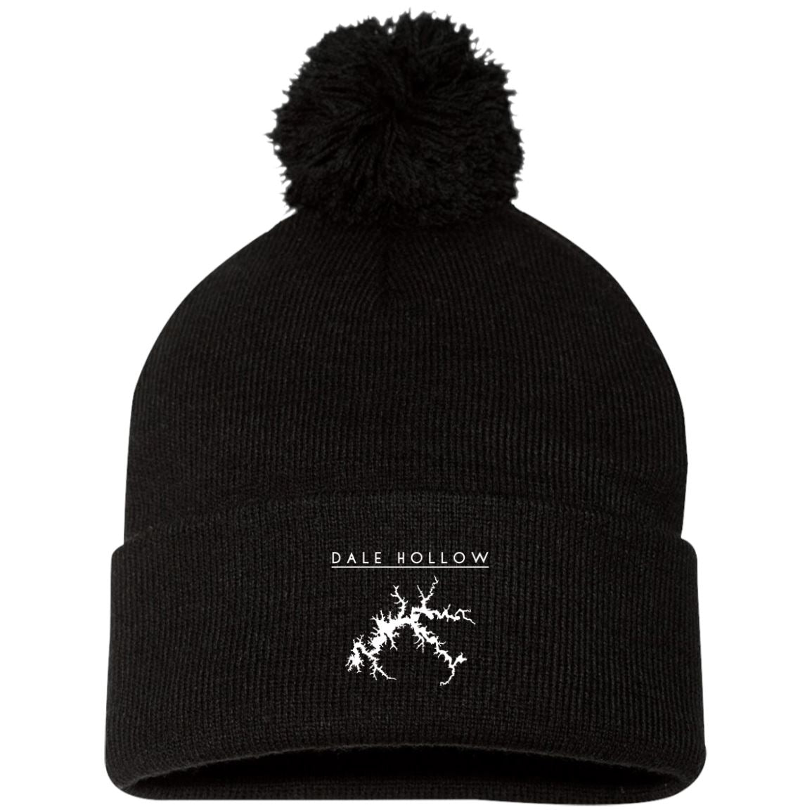 Dale Hollow Embroidered Sportsman Pom Pom Knit Cap - Houseboat Kings