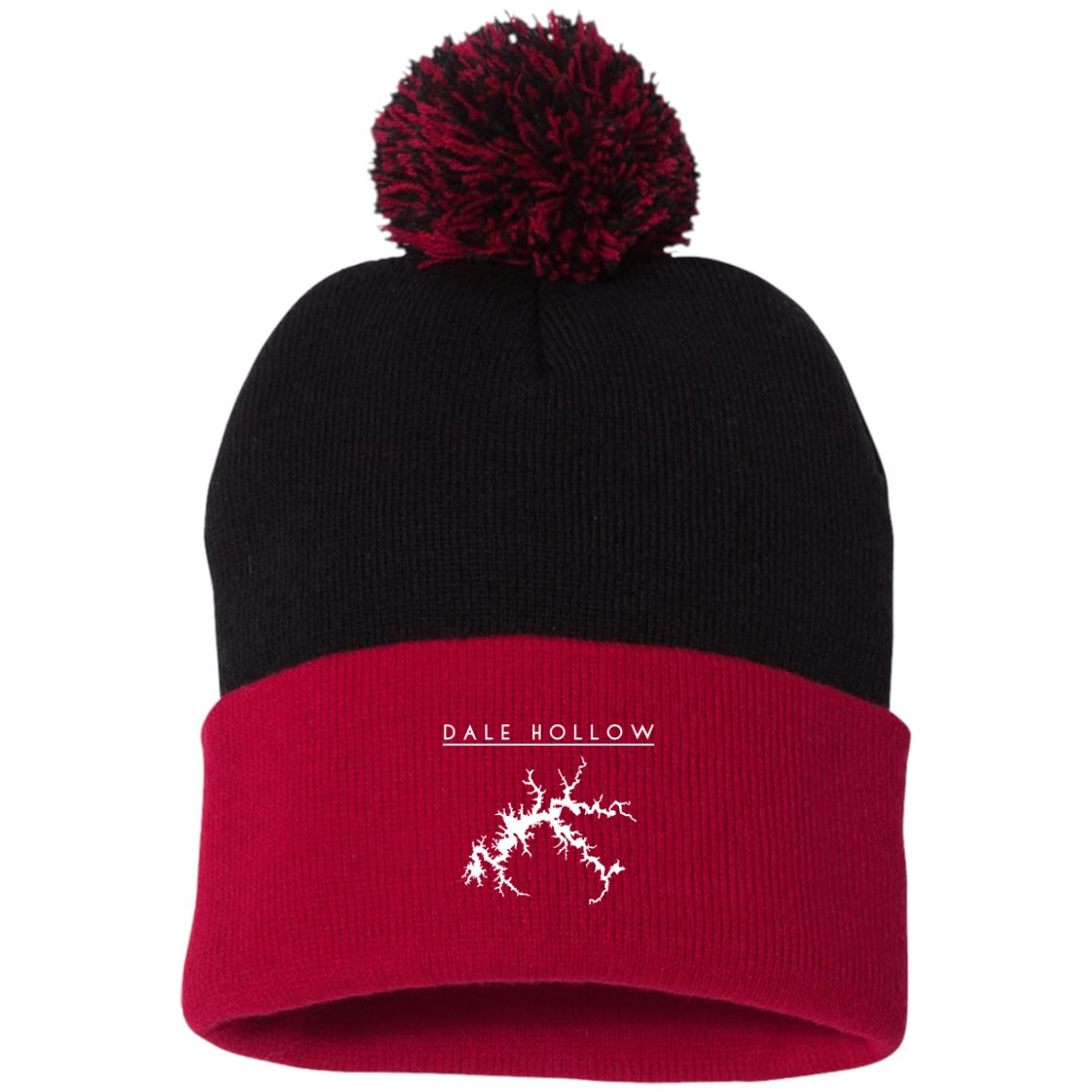 Dale Hollow Embroidered Sportsman Pom Pom Knit Cap - Houseboat Kings