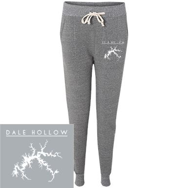 Dale Hollow Embroidered Women's Adult Fleece Joggers - Houseboat Kings