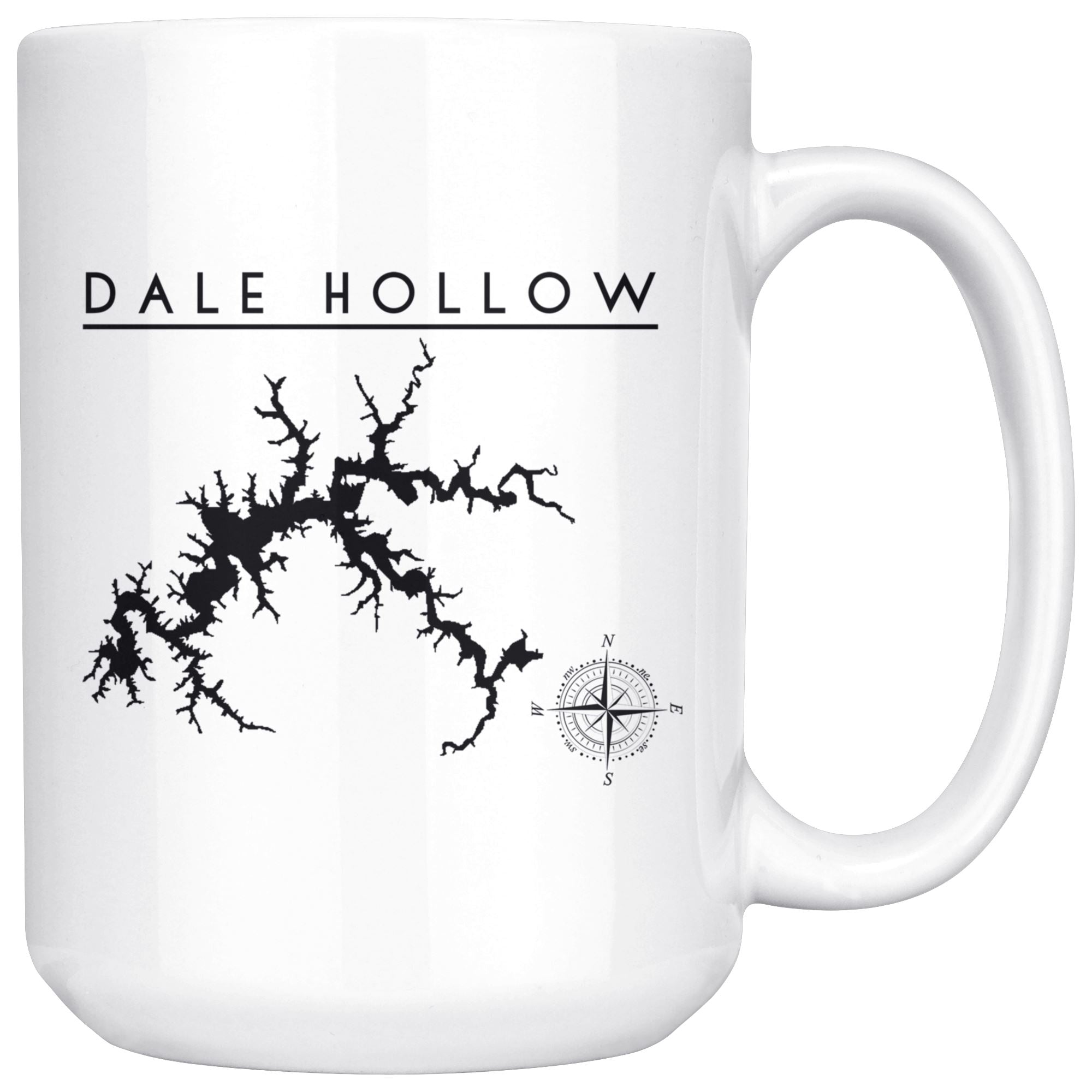 Dale Hollow Lake 15oz Coffee Mug | Printed | Lake Gift - Houseboat Kings