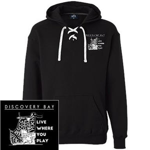 Discovery Bay Embroidered Heavyweight Sport Lace Hoodie - Houseboat Kings