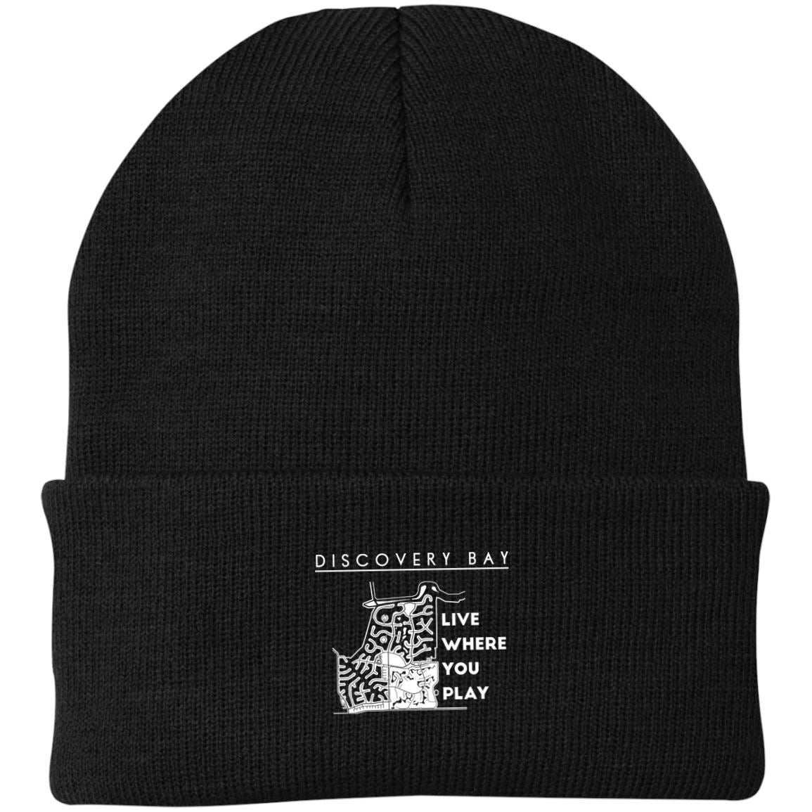 Discovery Bay Embroidered Knit Cap - Houseboat Kings