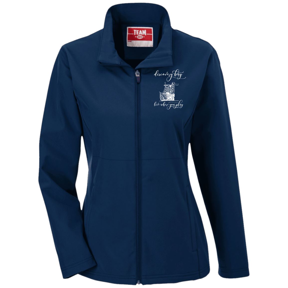 Discovery Bay Embroidered Ladies' Soft Shell Jacket - Houseboat Kings