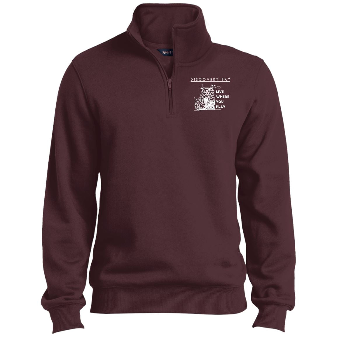 Discovery Bay Embroidered Sport-Tek 1/4 Zip Sweatshirt - Houseboat Kings