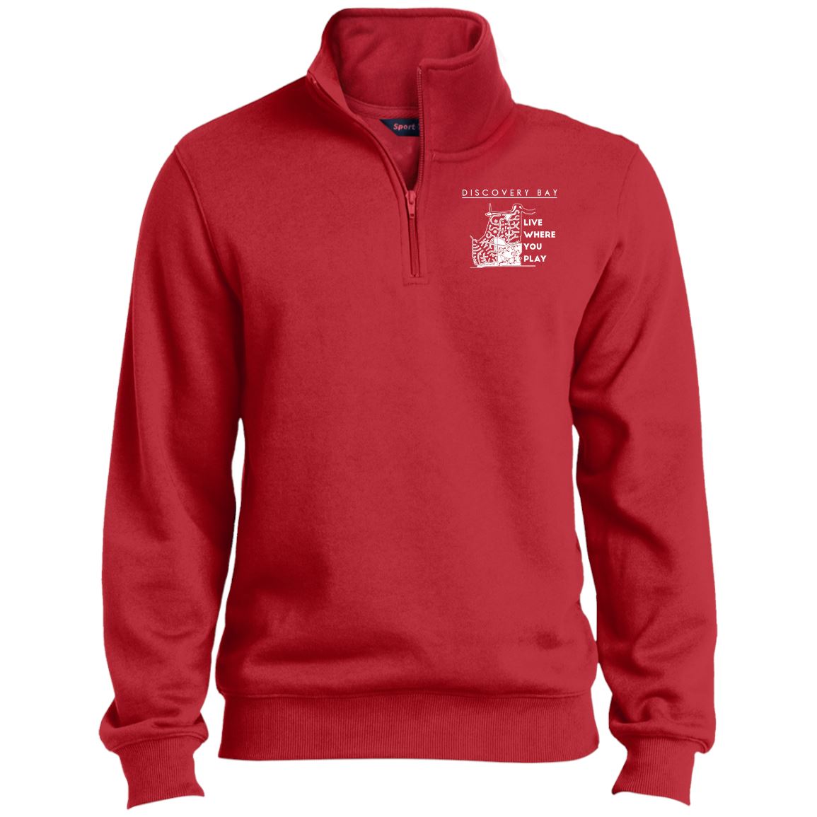Discovery Bay Embroidered Sport-Tek 1/4 Zip Sweatshirt - Houseboat Kings