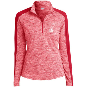 Discovery Bay Embroidered Sport-Tek Ladies' Electric Heather Colorblock 1/4-Zip Pullover - Houseboat Kings