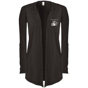 Discovery Bay Embroidered Women's Hooded Cardigan - Houseboat Kings