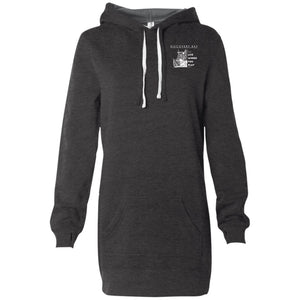 Discovery Bay Embroidered Women's Hooded Pullover Dress - Houseboat Kings
