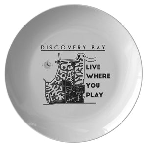 Discovery Bay Plate | Printed | Lake Gift | Wedding Gift - Houseboat Kings