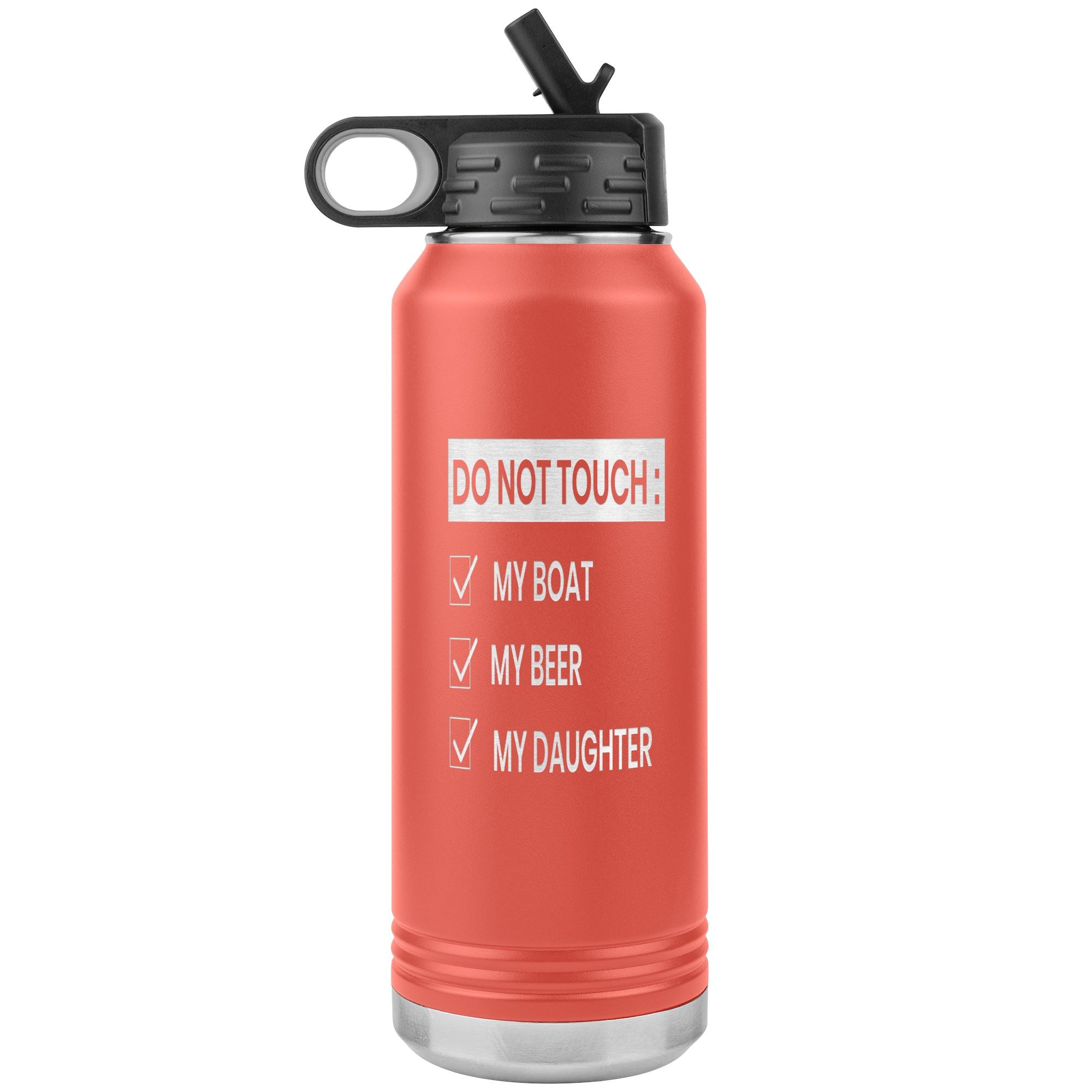 Do Not Touch My Boat 32oz Tumbler Tumblers Coral 