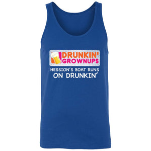 Drunkin-Grownup_Hession's 3480 Unisex Tank T-Shirts True Royal X-Small 