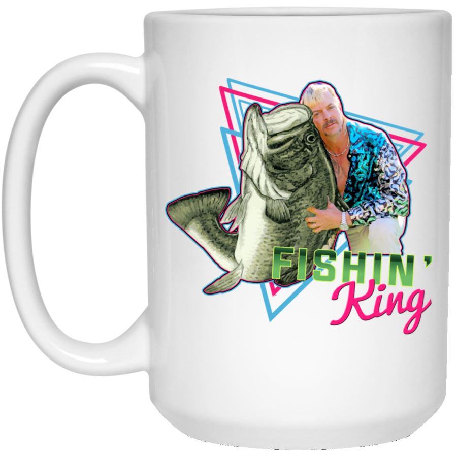 Fishin' King 15oz White Mug - Houseboat Kings