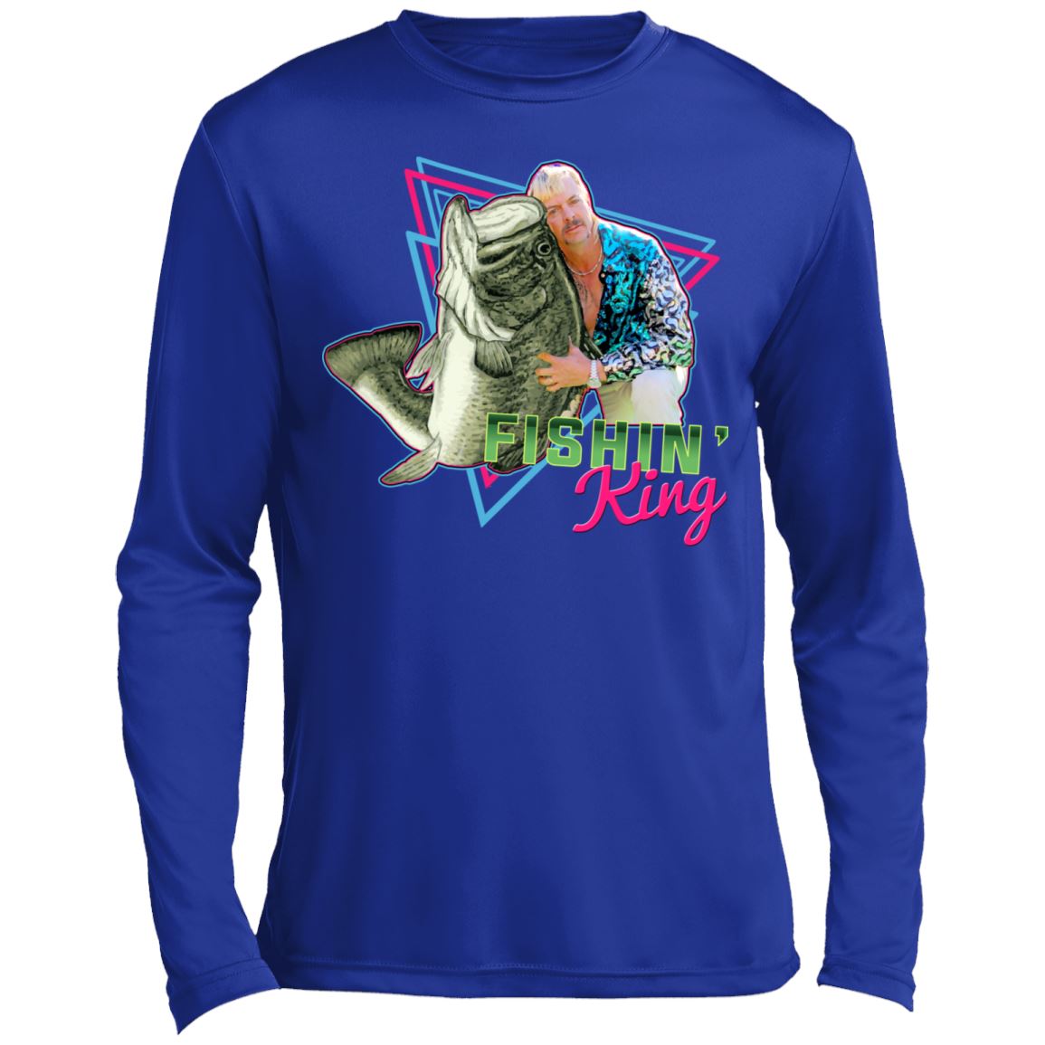 Fishin' King Long sleeve Moisture Absorbing T-Shirt - Houseboat Kings