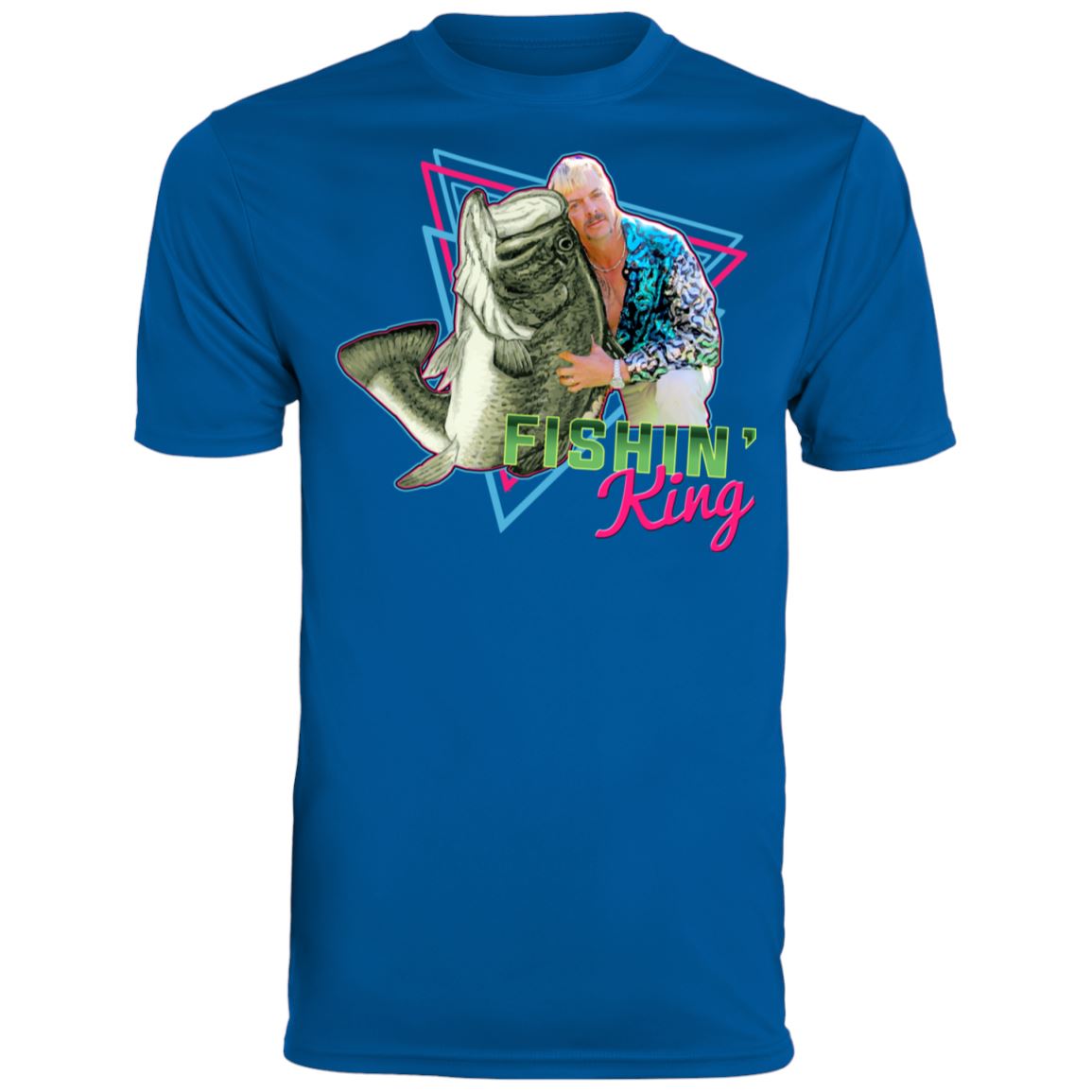 Fishin' King Men's Wicking T-Shirt - Houseboat Kings