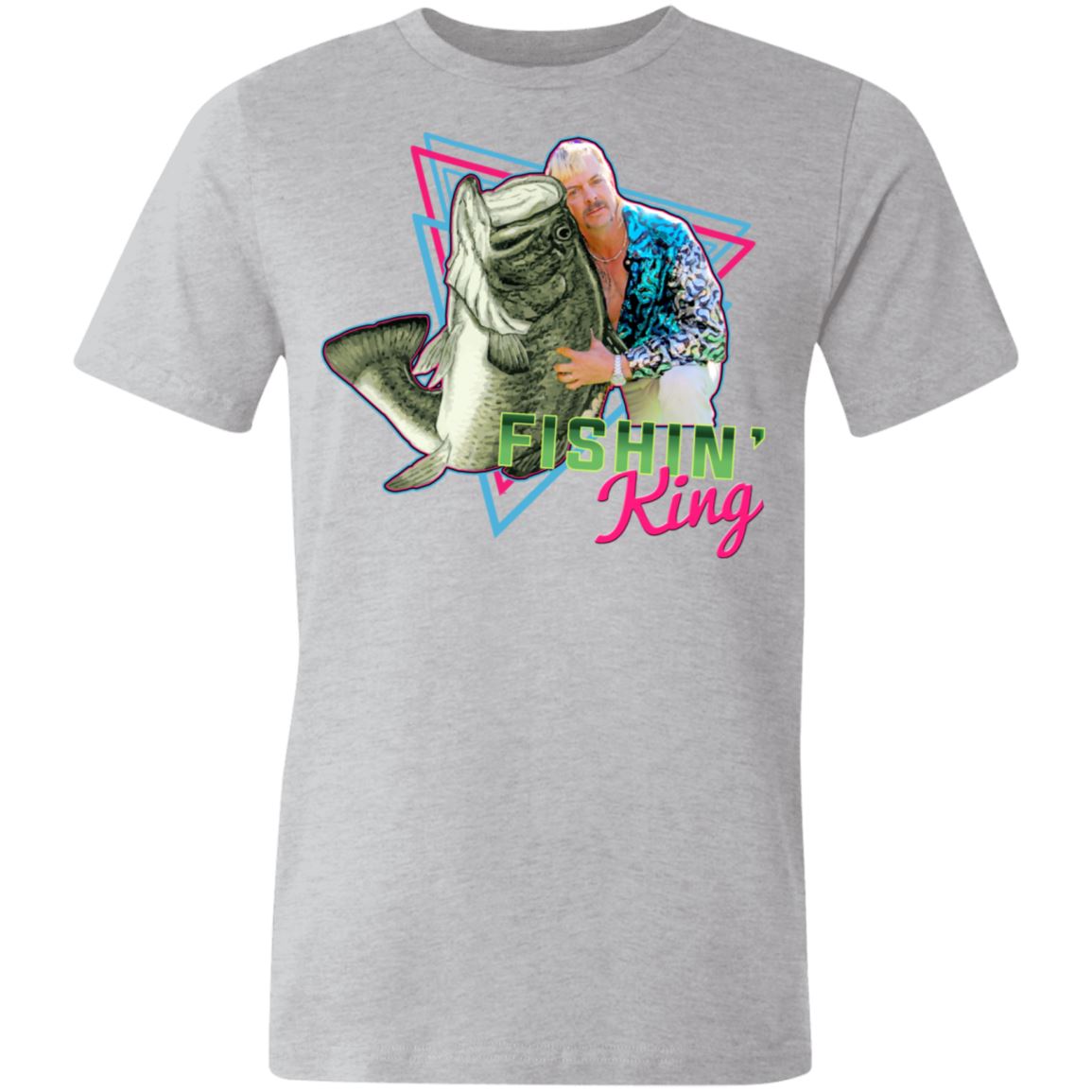 Fishin' King Unisex Made in the USA Jersey Short-Sleeve T-Shirt - Houseboat Kings