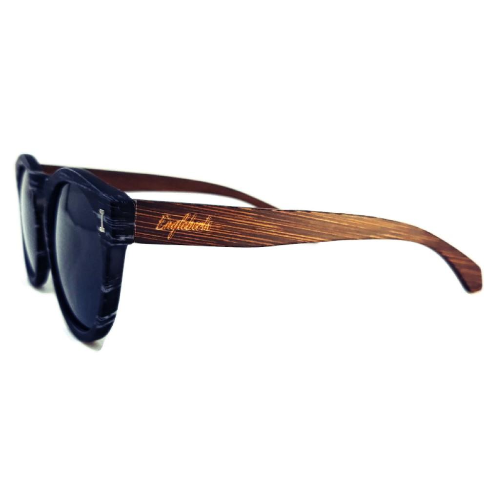 Granite Colored Frame, Bamboo Sunglasses, Polarized Sunglasses 