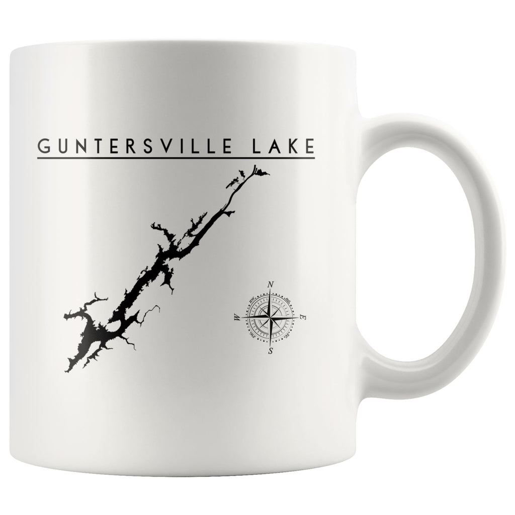 Guntersville Lake 11oz Coffee Mug | Printed | Lake Gift | Wedding Gift - Houseboat Kings