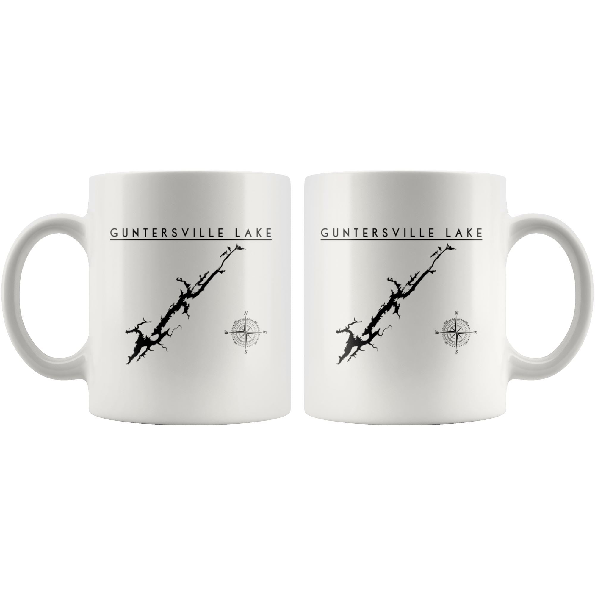 Guntersville Lake 11oz Coffee Mug | Printed | Lake Gift | Wedding Gift - Houseboat Kings