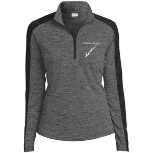 Guntersville Lake Embroidered Sport-Tek Women's Electric Heather 1/4-Zip Pullover - Houseboat Kings