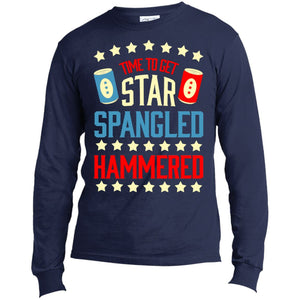 hammered 2 USA100LS Long Sleeve Made in the US T-Shirt - Houseboat Kings