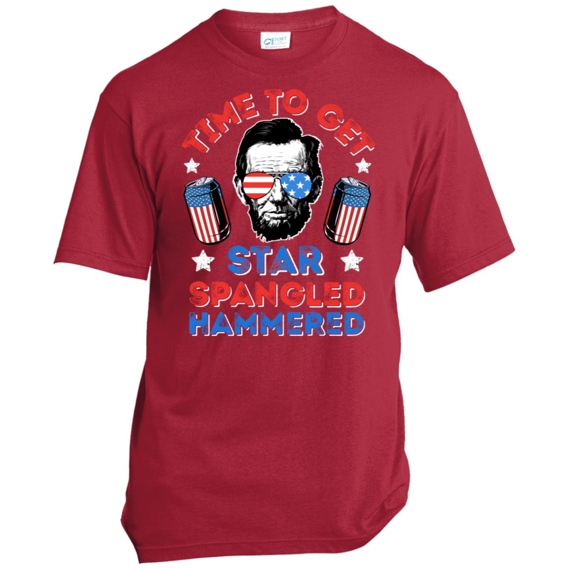 Time To Get Star-Spangled Hammered Unisex T - Houseboat Kings
