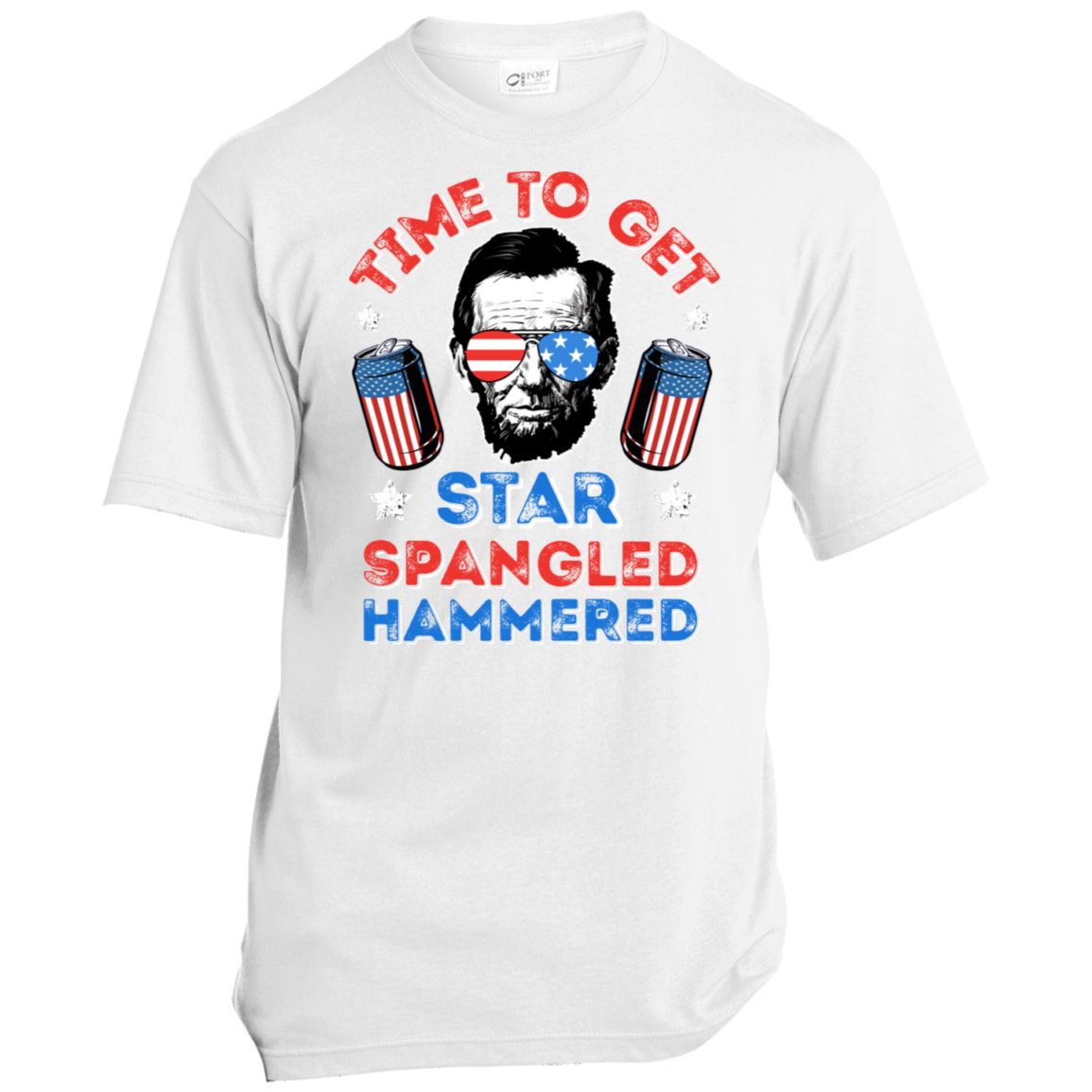 Time To Get Star-Spangled Hammered Unisex T - Houseboat Kings