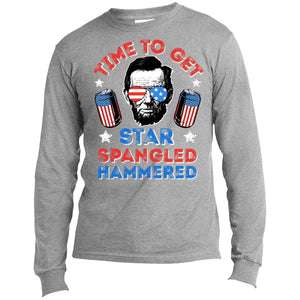 hammered USA100LS Long Sleeve Made in the US T-Shirt - Houseboat Kings