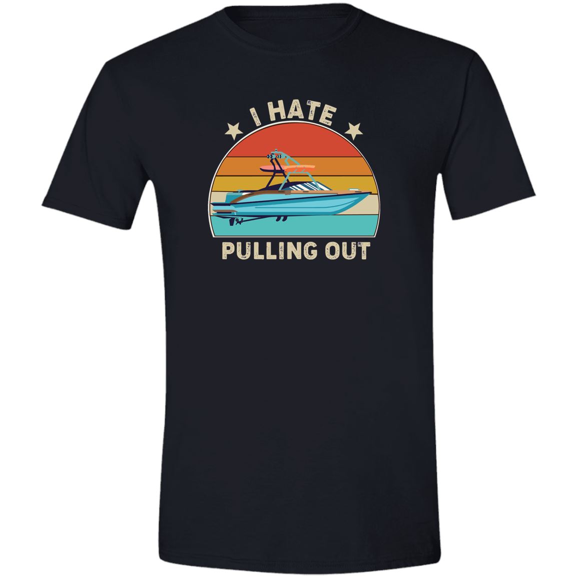 I Hate Pulling Out Soft Style T-Shirt T-Shirts Black X-Small 
