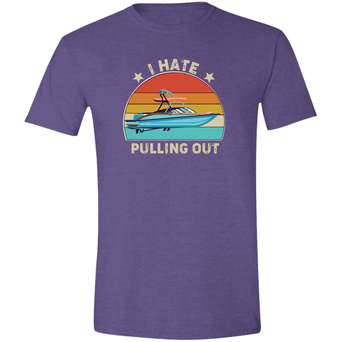 I Hate Pulling Out Soft Style T-Shirt T-Shirts Heather Purple S 