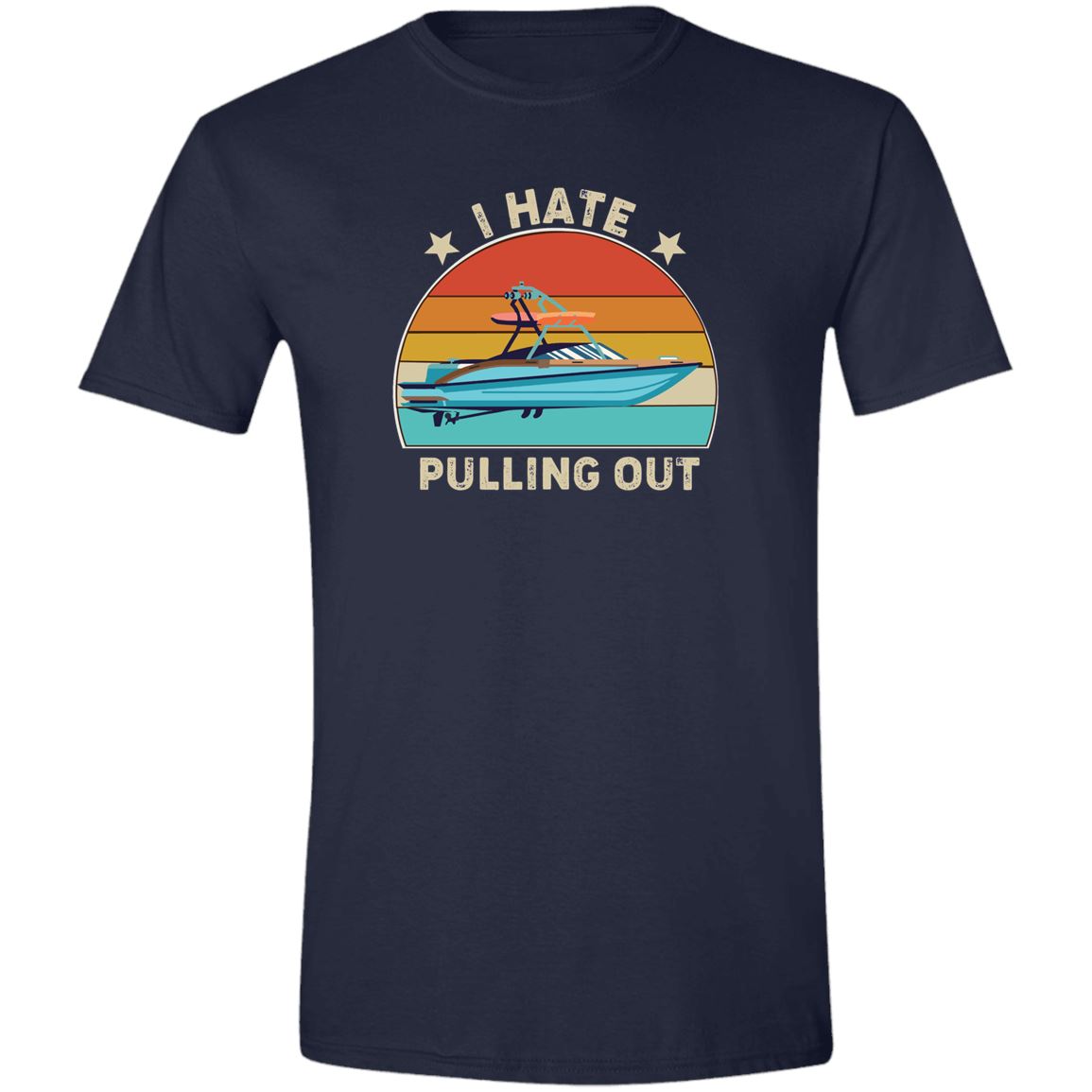 I Hate Pulling Out Soft Style T-Shirt T-Shirts Navy X-Small 
