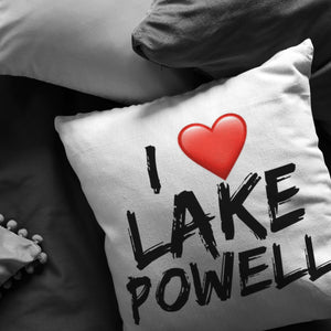 I Love Lake Powell Pillow - Houseboat Kings