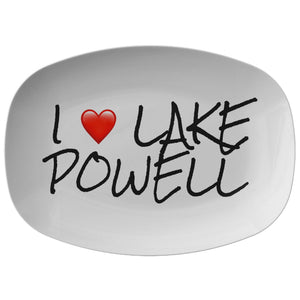 I Love Lake Powell Platter | Printed | Lake Gift - Houseboat Kings