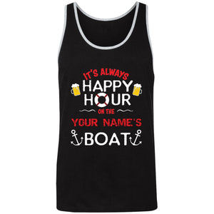 It's Always Happy Hour On Your Boat 3480 Unisex Tank - Houseboat Kings