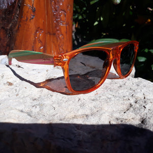 Juicy Fruit Muti-Colored Bamboo Sunglasses Polarized with Case Sunglasses 