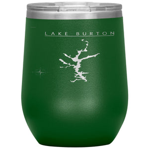 Lake Burton 12oz Wine Tumbler Wine Tumbler Green 