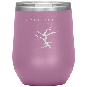 Lake Burton 12oz Wine Tumbler Wine Tumbler Light Purple 