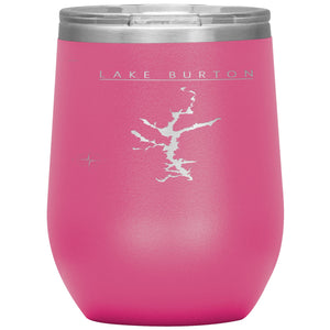 Lake Burton 12oz Wine Tumbler Wine Tumbler Pink 