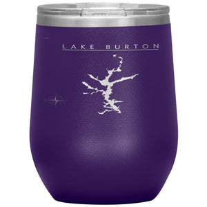 Lake Burton 12oz Wine Tumbler Wine Tumbler Purple 