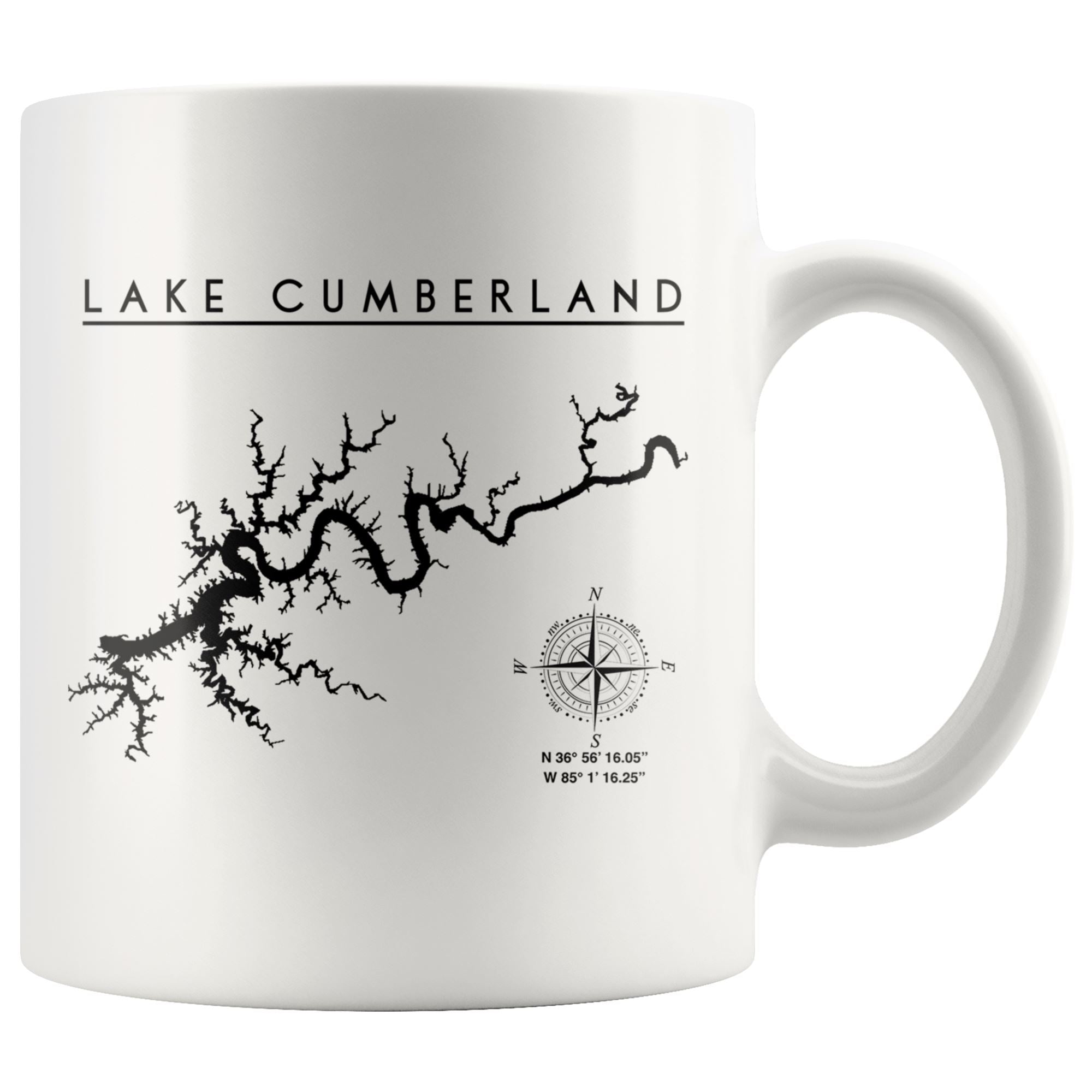 Lake Cumberland 11oz Coffee Mug | Printed | Lake Gift - Houseboat Kings