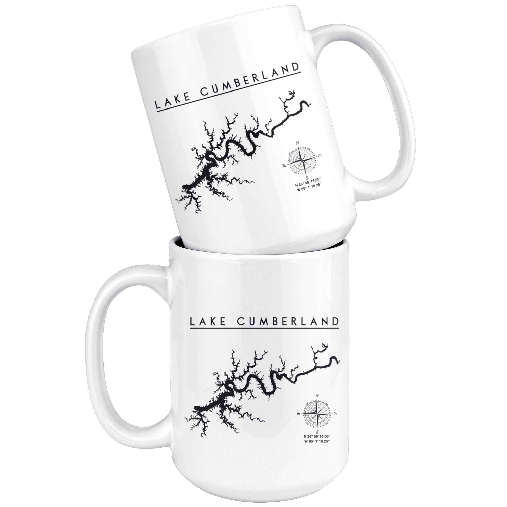 Lake Cumberland 15oz Coffee Mug | Printed | Lake Gift - Houseboat Kings