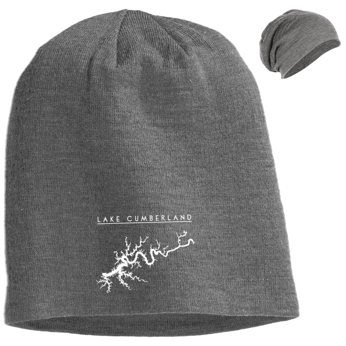 Lake Cumberland Embroidered Slouch Beanie - Houseboat Kings