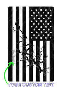 Lake Cumberland Oversized Beach Towel - Black & White - Personalized Freeform Beach Towel - AOP 