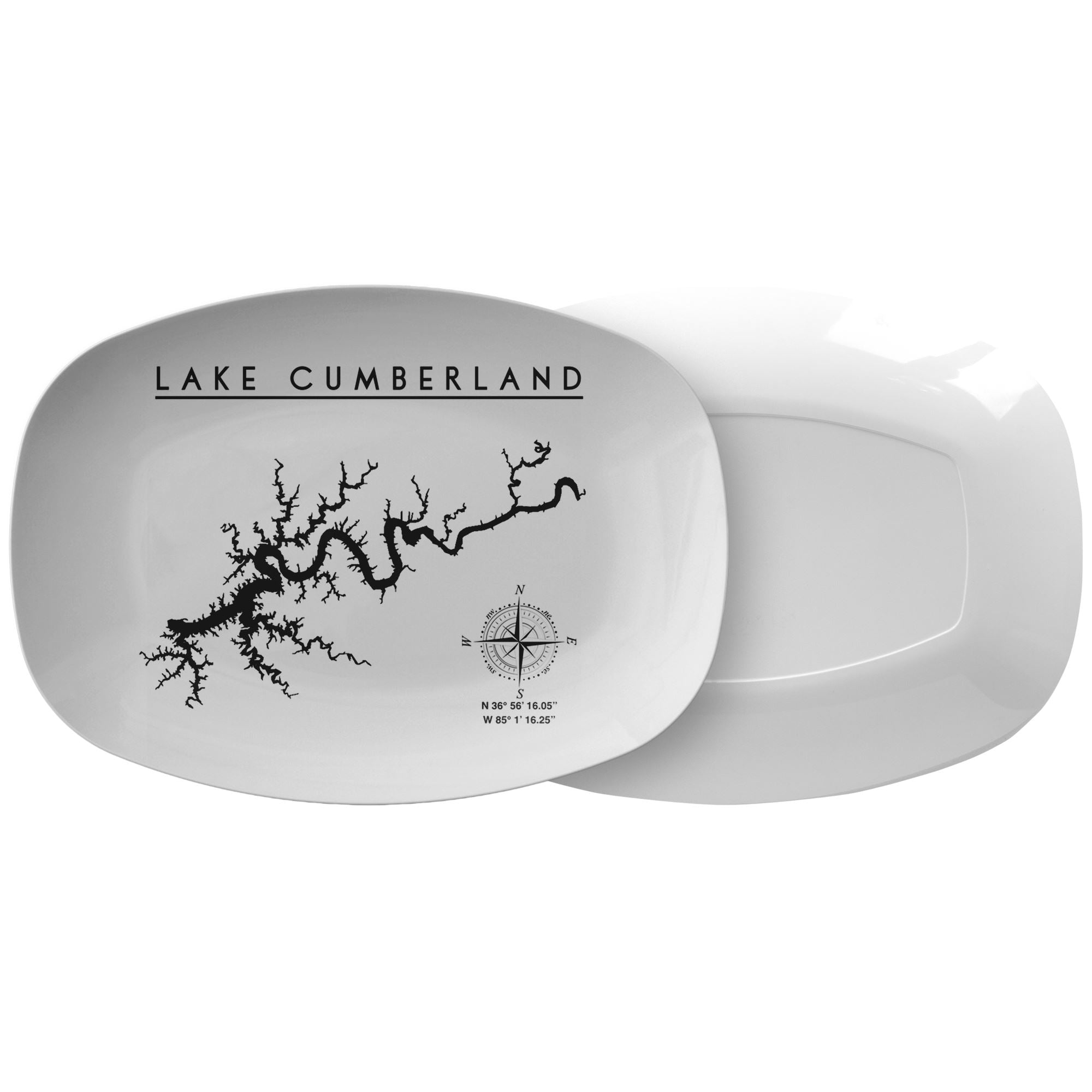 Lake Cumberland Serving Platter | Printed | Lake Gift - Houseboat Kings
