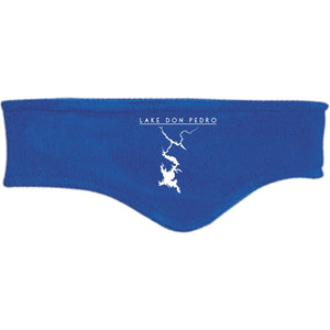 Lake Don Pedro Embroidered Fleece Headband - Houseboat Kings