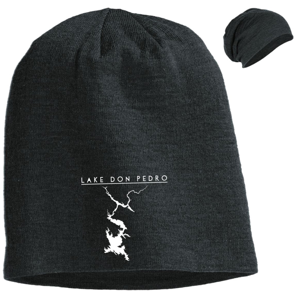 Lake Don Pedro Embroidered Slouch Beanie - Houseboat Kings